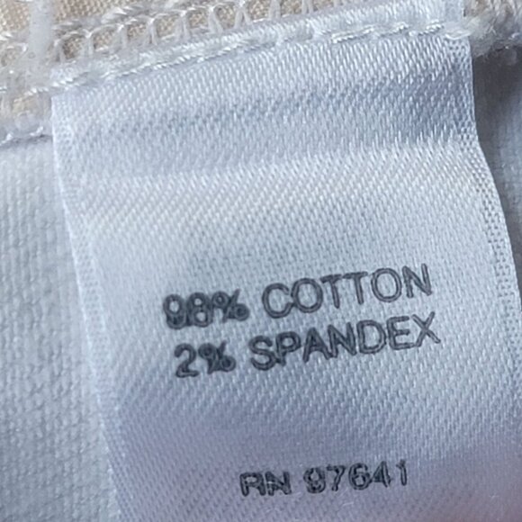 J. Jill Authentic Fit White Cropped Denim Jeans. Size 6 - Picture 6 of 7